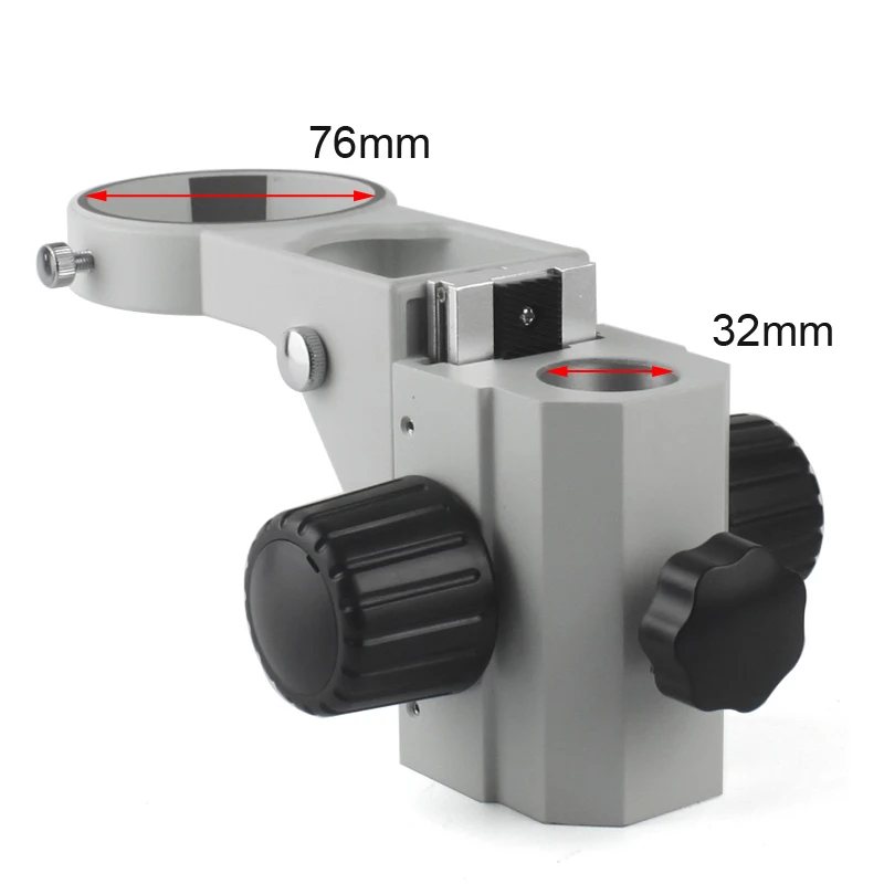 Diameter 32mm Zoom Stere Microscopes Adjustable 76mm Focusing Bracket Focusing Holder For Tinocular Microscope Binocular Micros