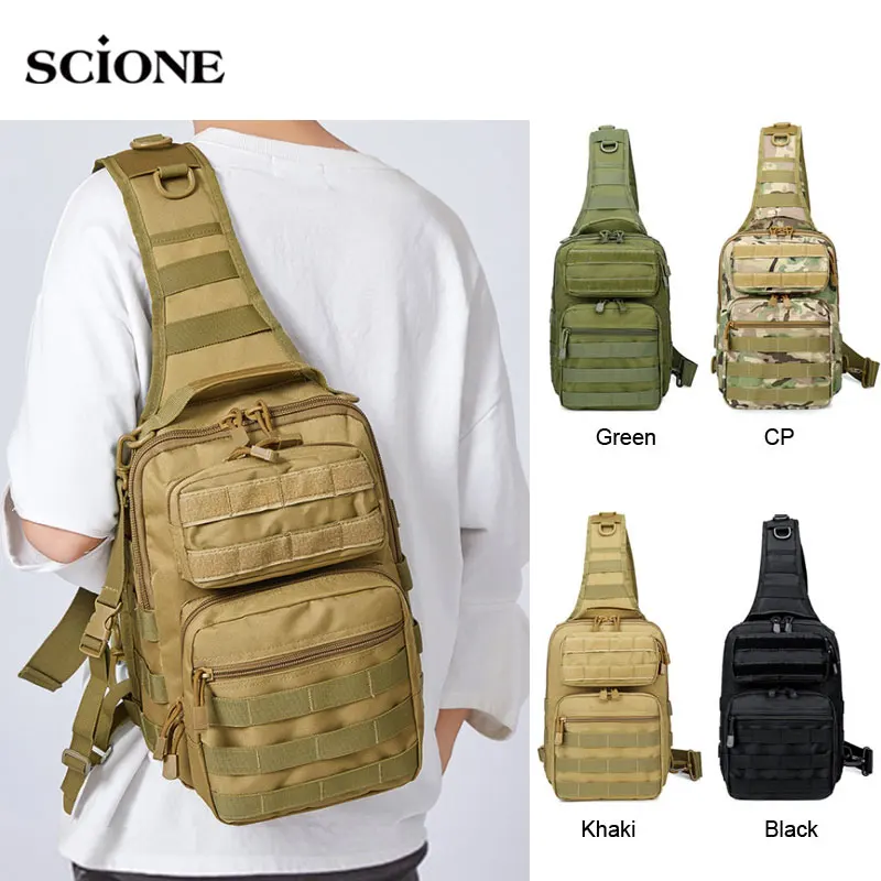 Tactical Chest Backpack Bag Hunting Fishing Bags Camping Hiking Hiking Molle Shoulder for custyomer XA65+A