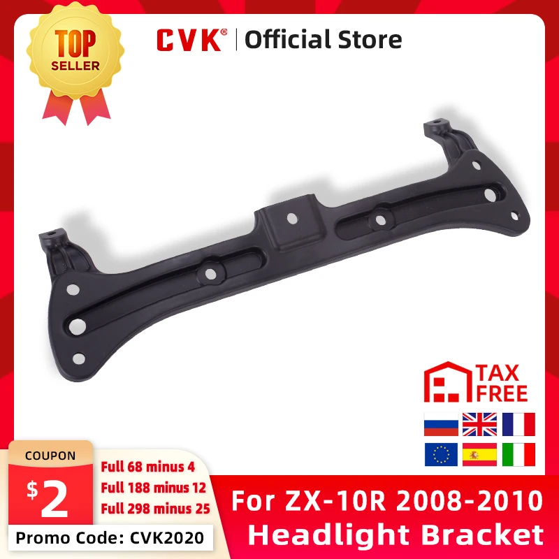 CVK Headlight Bracket Motorcycle Upper Stay Fairing For KAWASAKI Ninja ZX10R ZX-10R ZX 10R 2008 2009 2010 08 09 10 Parts