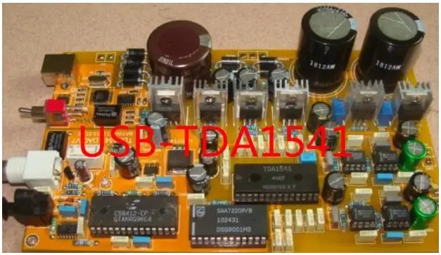 DAC/decoder USB+TDA1541 finished board, TDA1541, TDA1541A decoded finished board