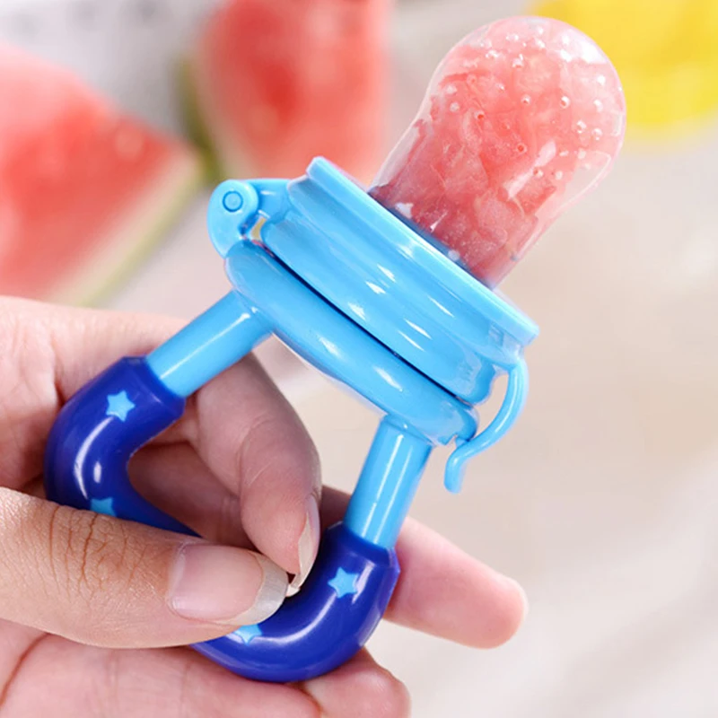 3 In 1 Baby Nipple Food Milk Pacifier Clips Soother Holder Feeder Silicone Handle Pacifier Infant Learn Feeding Supplies