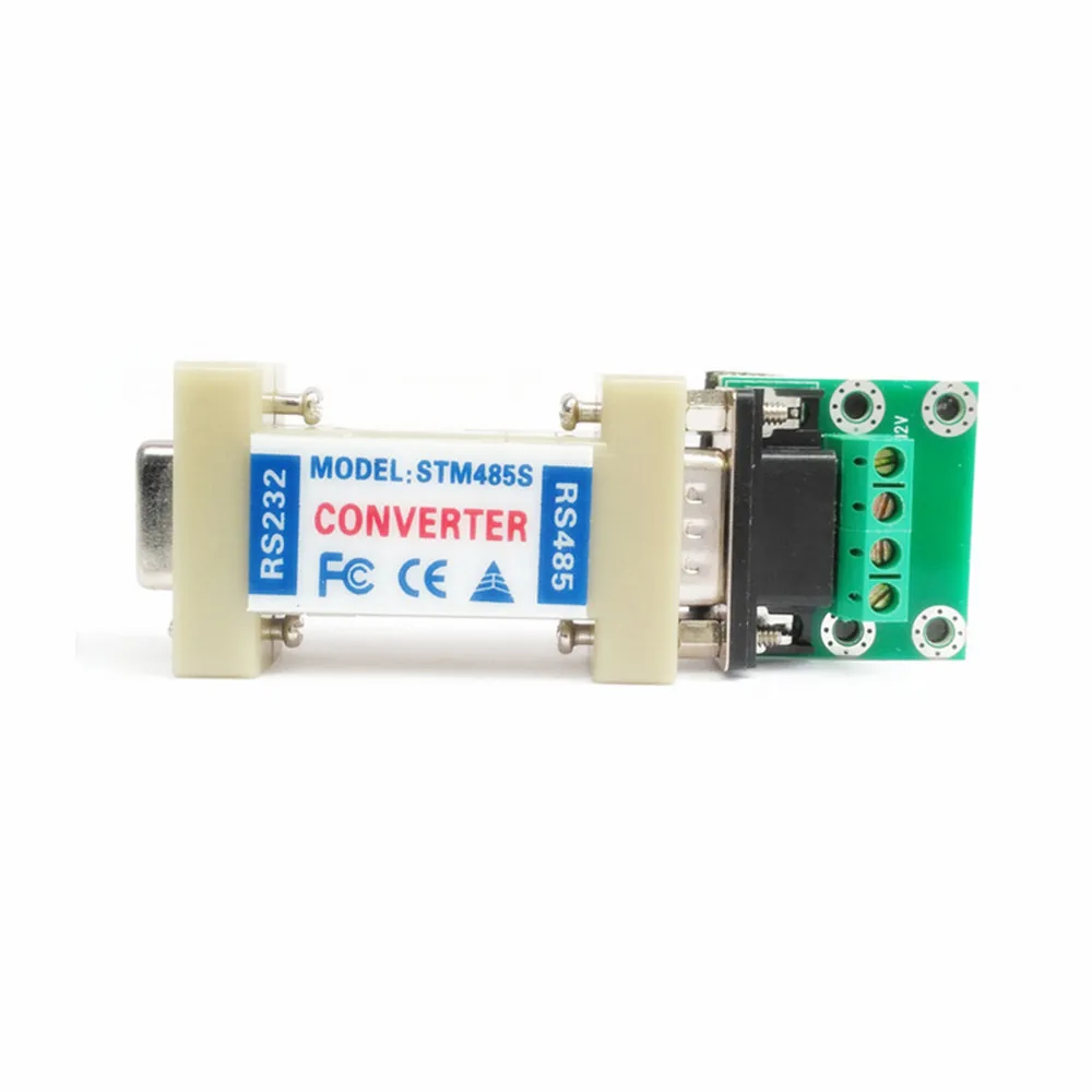 Taidacent 5 PCS Asynchronous Half Duplex Differential Rs485 Db9 Connector Serial to Ethernet Adapter Rs232 Rs485 Converter