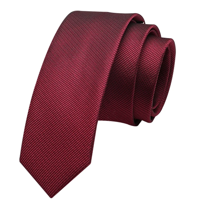 

Groom Wedding Tie High Quality Men's Silk Ties Red 5.5CM Skinny Neck Tie For Men Business Suit Work Necktie Party Engagement