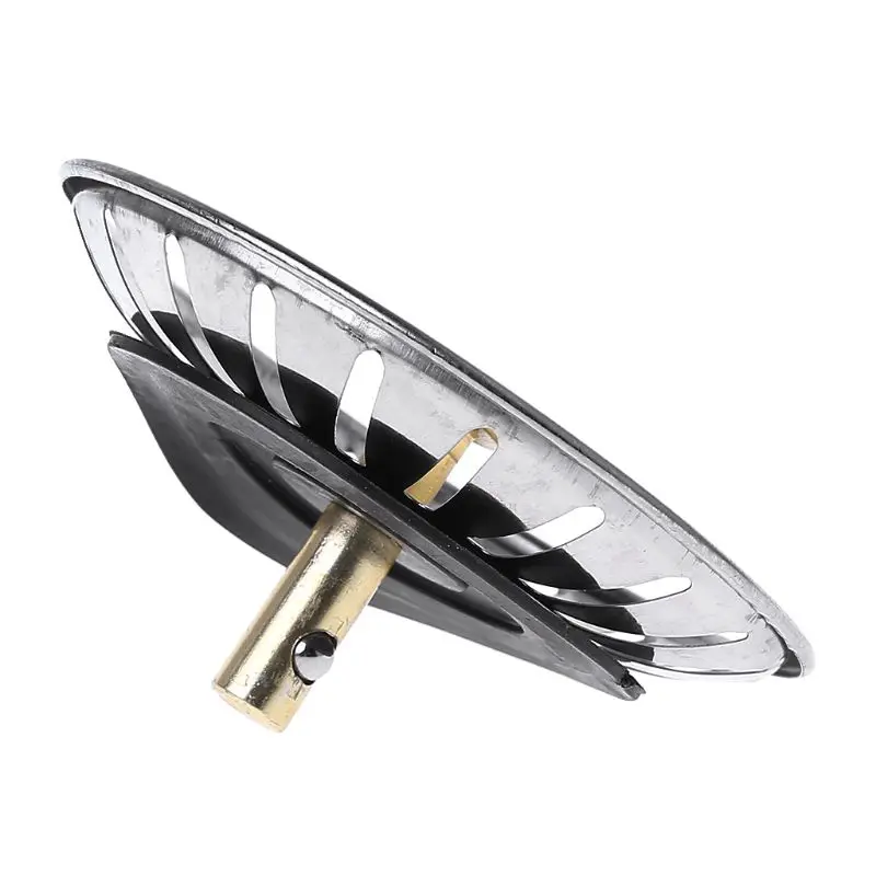 Keuken Afval Rvs Spoelbak Zeef Plug Afvoer Filter Stopper Mand Afdruiprek