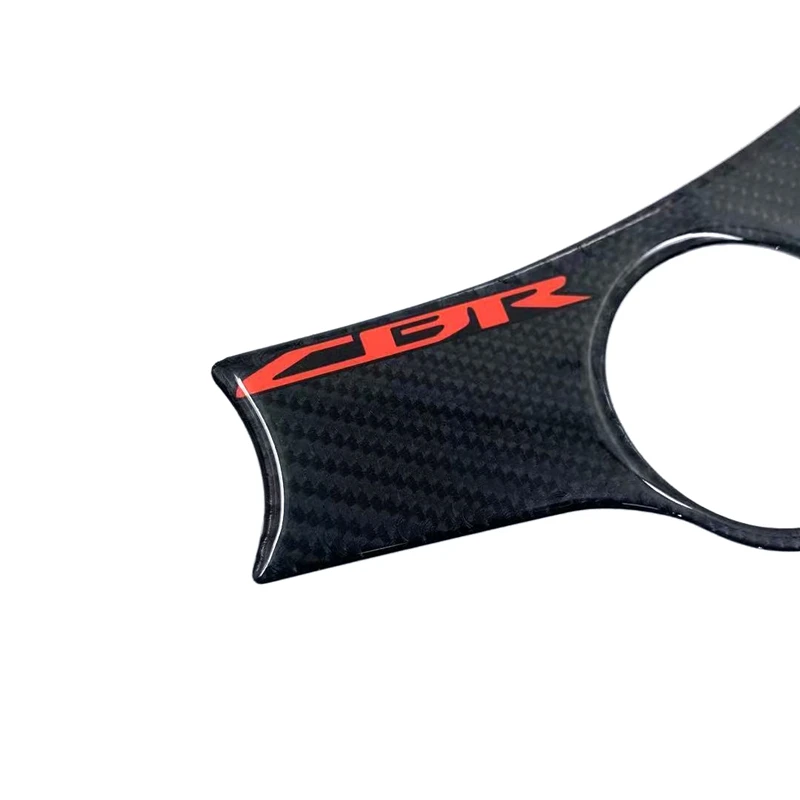 สําหรับ Honda CBR600 CBR 600 F4 F4i 99-07 06 คาร์บอนไฟเบอร์ 3D Triple Tree Decal Pad Top Clamp Upper Front End ฝาครอบสติกเกอร์ Protector
