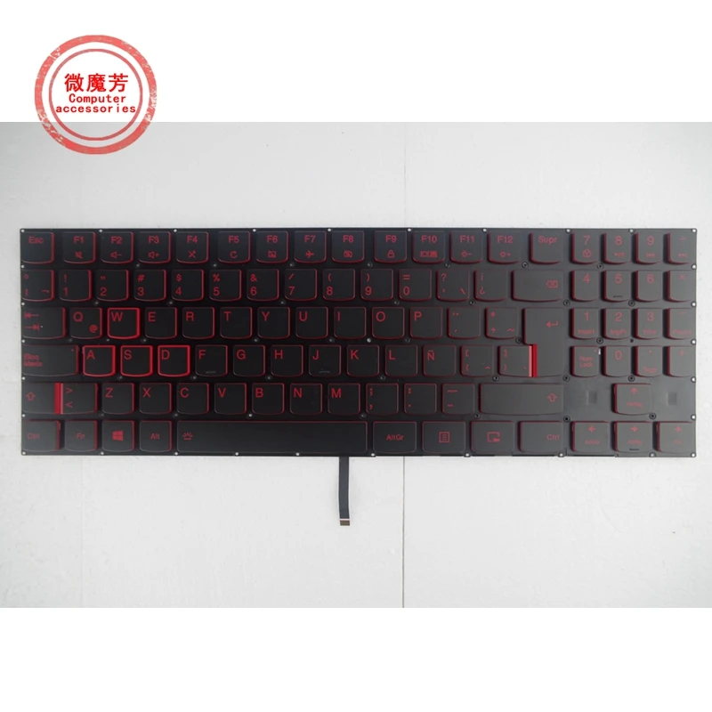 New Spanish Latin Keyboard for Lenovo Legion Y520 Y520-15IKB Y720 R720 R720-15IKB Y720-15IKB 15 15IKB 9Z.NDKBN.D01 LA Backlit