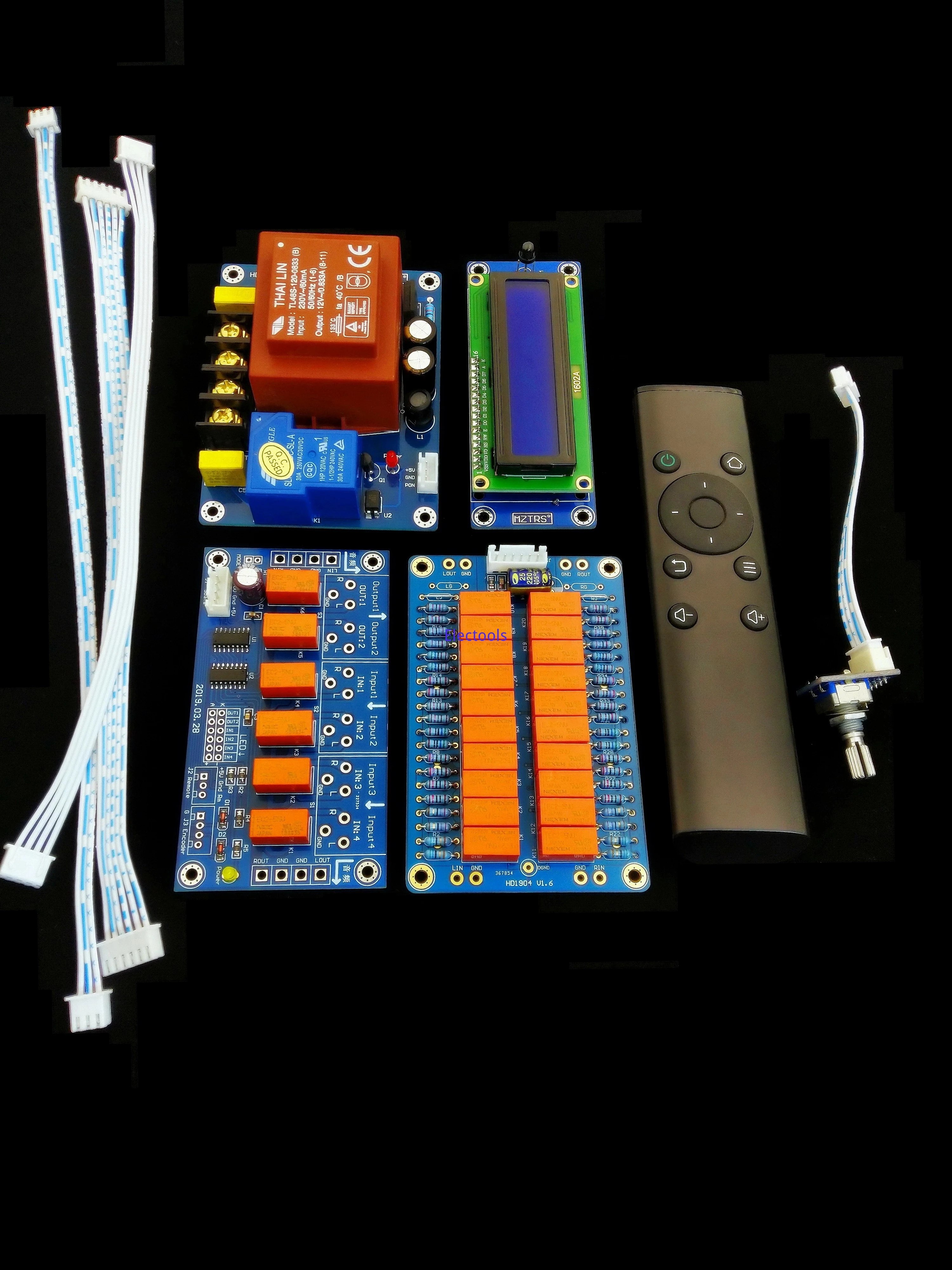 Imagem -02 - Potenciômetro de Volume Controle Remoto Relé Placa Controle de Volume Inteligente Alta Fidelidade Febre Aspirações Plástico Condutor A-l-ps27