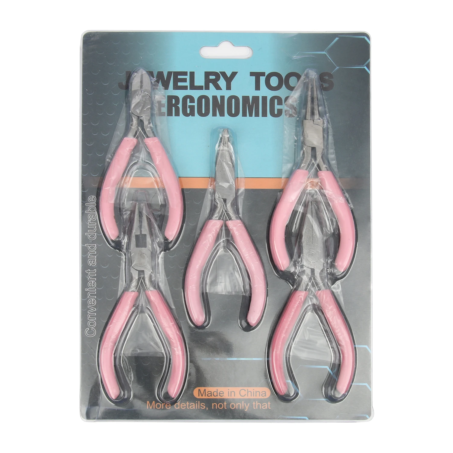 Stainless Steel Pink Jewelry Pliers Tools DIY Accessories Beading Jewelry Tools Kit Equipment Cutters Handmade Multitools