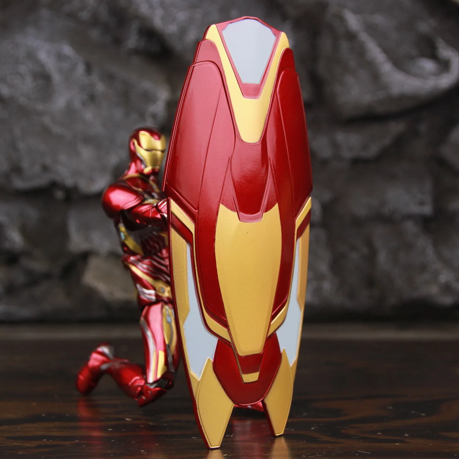 ZD Toys Deluxe Ironman Mark L 50 MK50 Nano Armor Weapons 7" Actionfigur LED-Lichtplattform Tony Stark Infinity War Modellpuppe – Detail 19