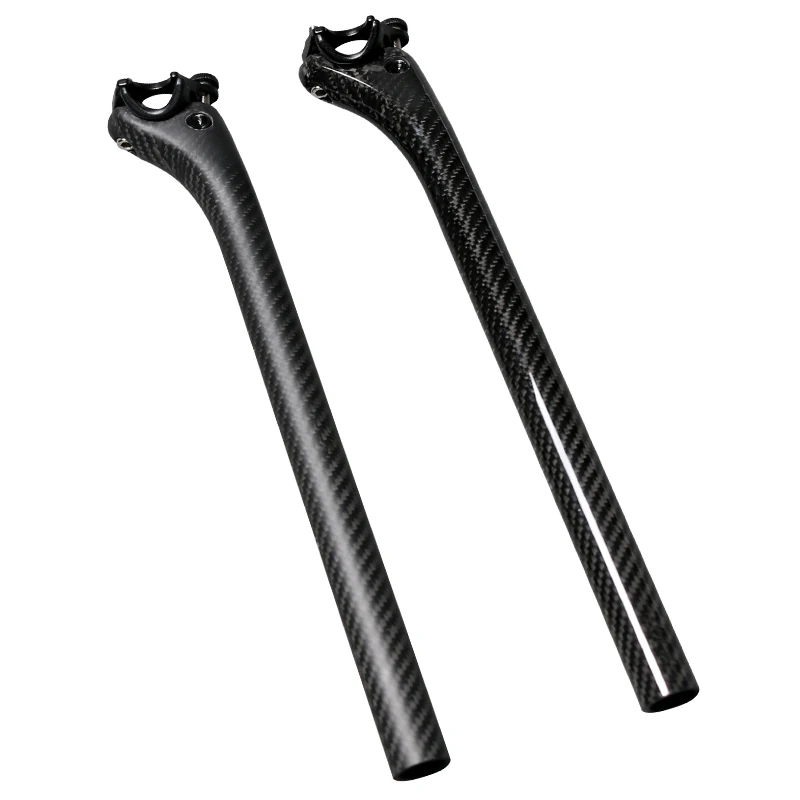 New Mountain Road 3K Full Carbon Fibre Bicycle seatpost carbon bike seatposts MTB bike parts 27.2 30.8 31.6*350mm