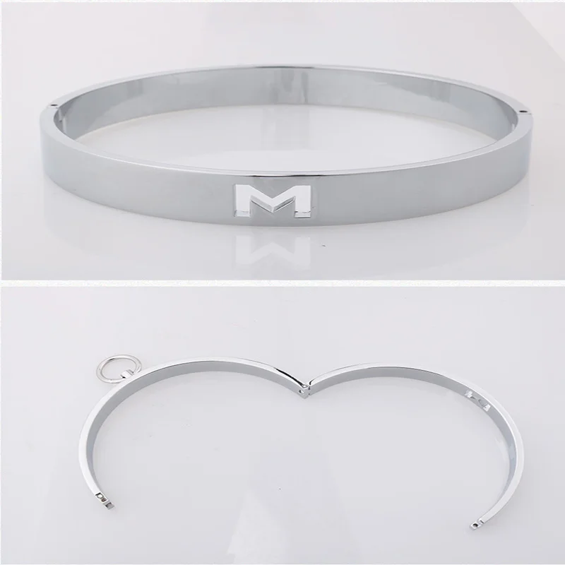 Bdsm Sex Metal Chain Collar With Leash Bondage Fetishs Necklace Adult Erotic Slave Games Toys For Women Accessories