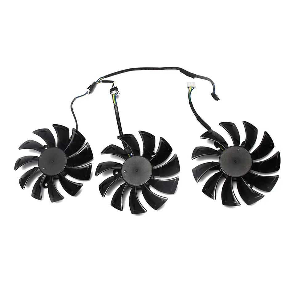 3Pcs/Set GA92S2U DC12V 0.46A Graphics Card Fans For ZOTAC RTX 2080 2080Ti AMP GAMING Video Card Cooling As Replacement