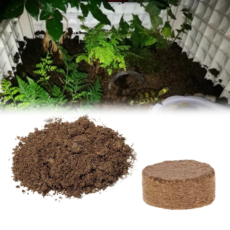 Coconut Fiber, Coconut Shell Particles, Nutrient Soil, Lightweight Plant Compression Base, Garden Nutrient Soil Matrix A0KE
