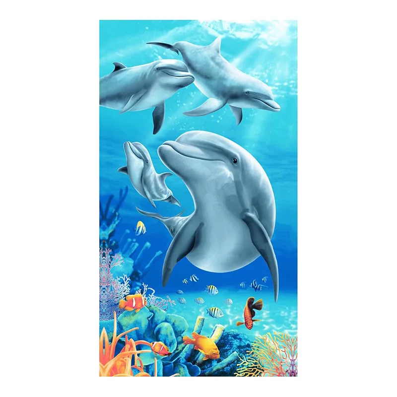 180*100cm,superfine fiber Bedroom outdoor camping beach towel polyester rectangle horse Cute dog