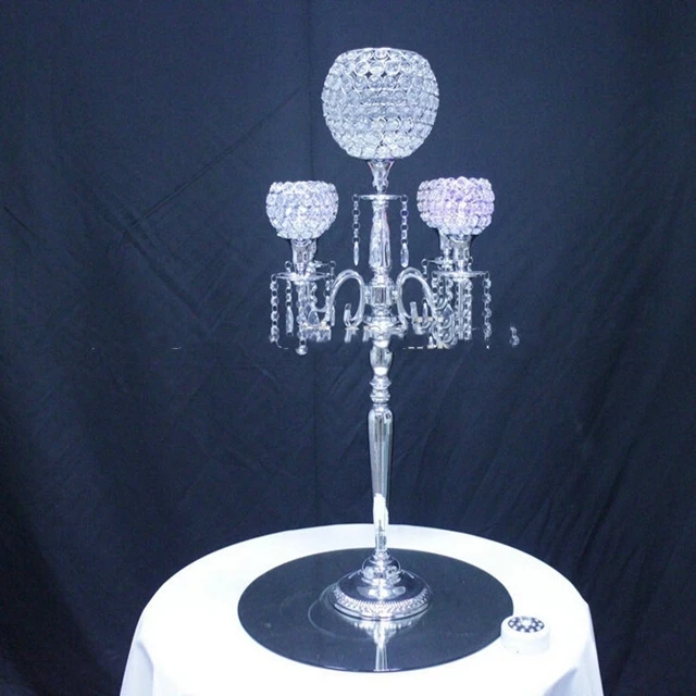 10pcs 80cm Tall 5 arm Wedding Candelabra Centerpieces yudao1717