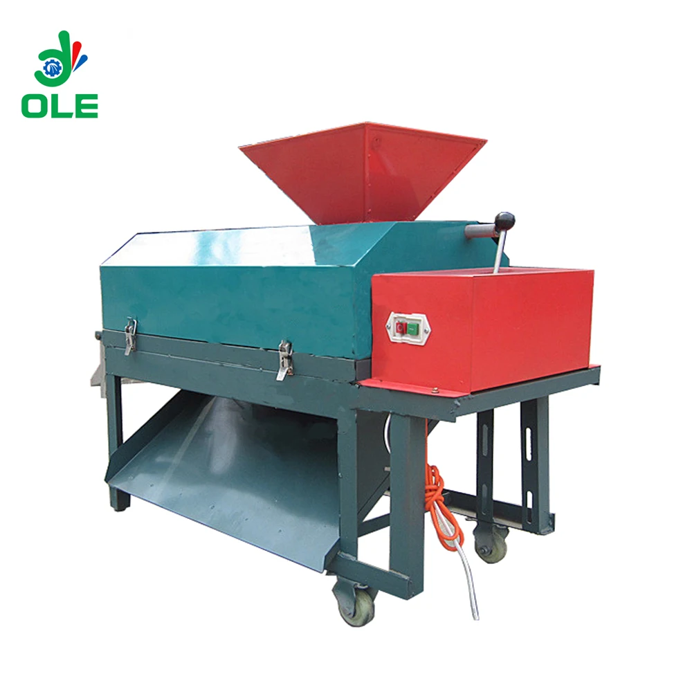 آلة تقشير مقشرة الجوز الأخضر التجارية الجديدة 800 كجم / ساعة