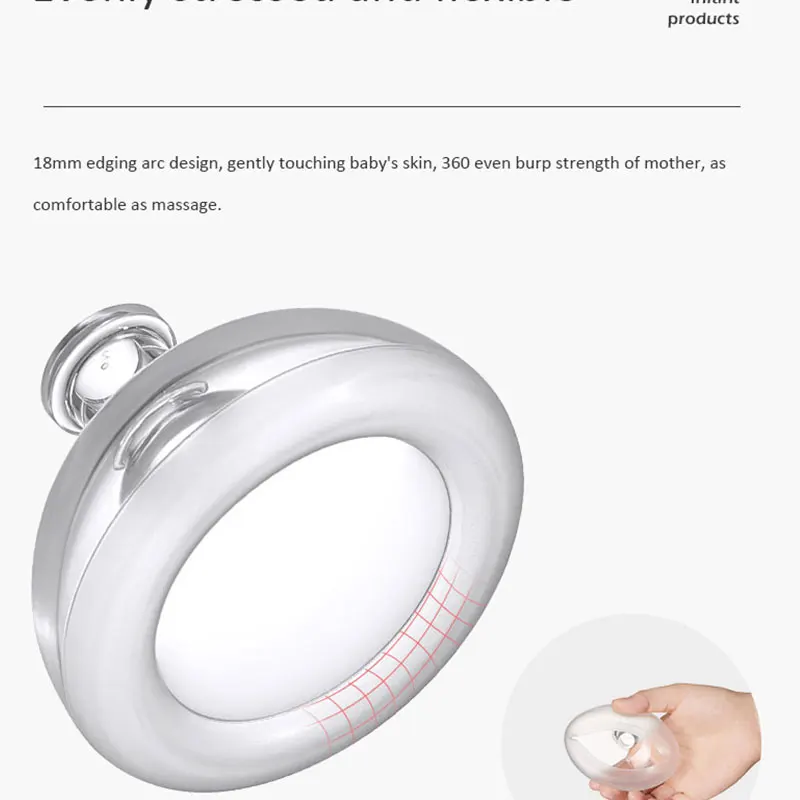 Bebê soluço dispositivo fivela de volta crianças escarro escarro silicone bebê soluço anti-flatulência escarro anti-cuspe artefato