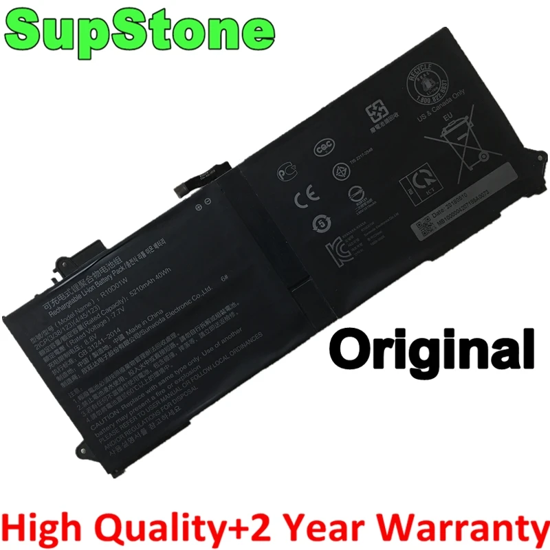 

SupStone New R10D01W Laptop Battery For Xiaomi R10D01W 2ICP(3/38/123)(4/45/123) R1ODO1W R10DO1Wlaptop