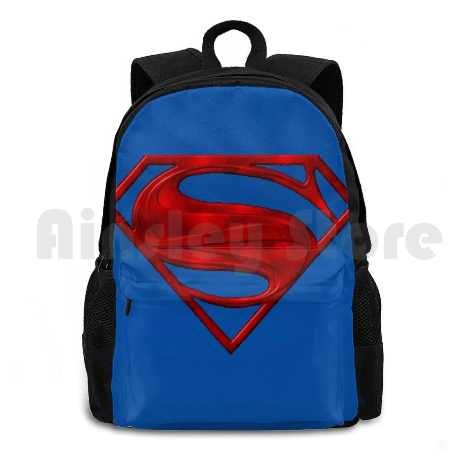 Superhero Outdoor Hiking Backpack Riding Climbing Sports Bag Superhero Superheroes Hero Kids Cartoon Cartoons Cartoon Teen Logo