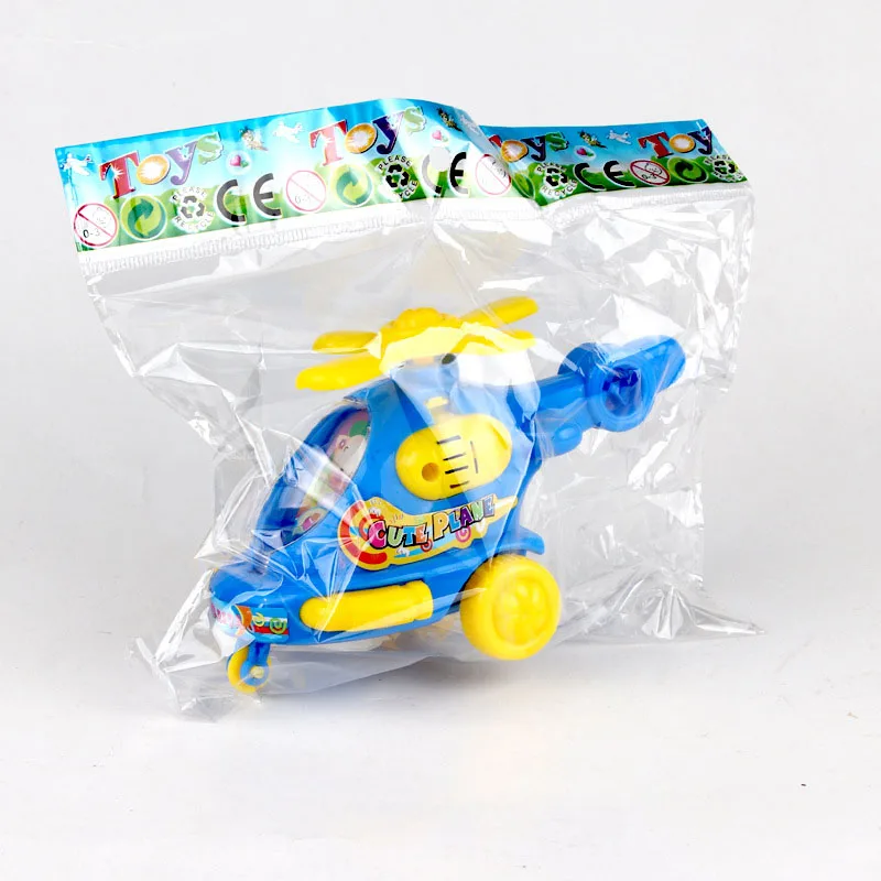 1Pcs Classic Cartoon Rope Helicopter Children Entertainment Wind-up Toys Cute Rotating Propeller Vehicles Toy