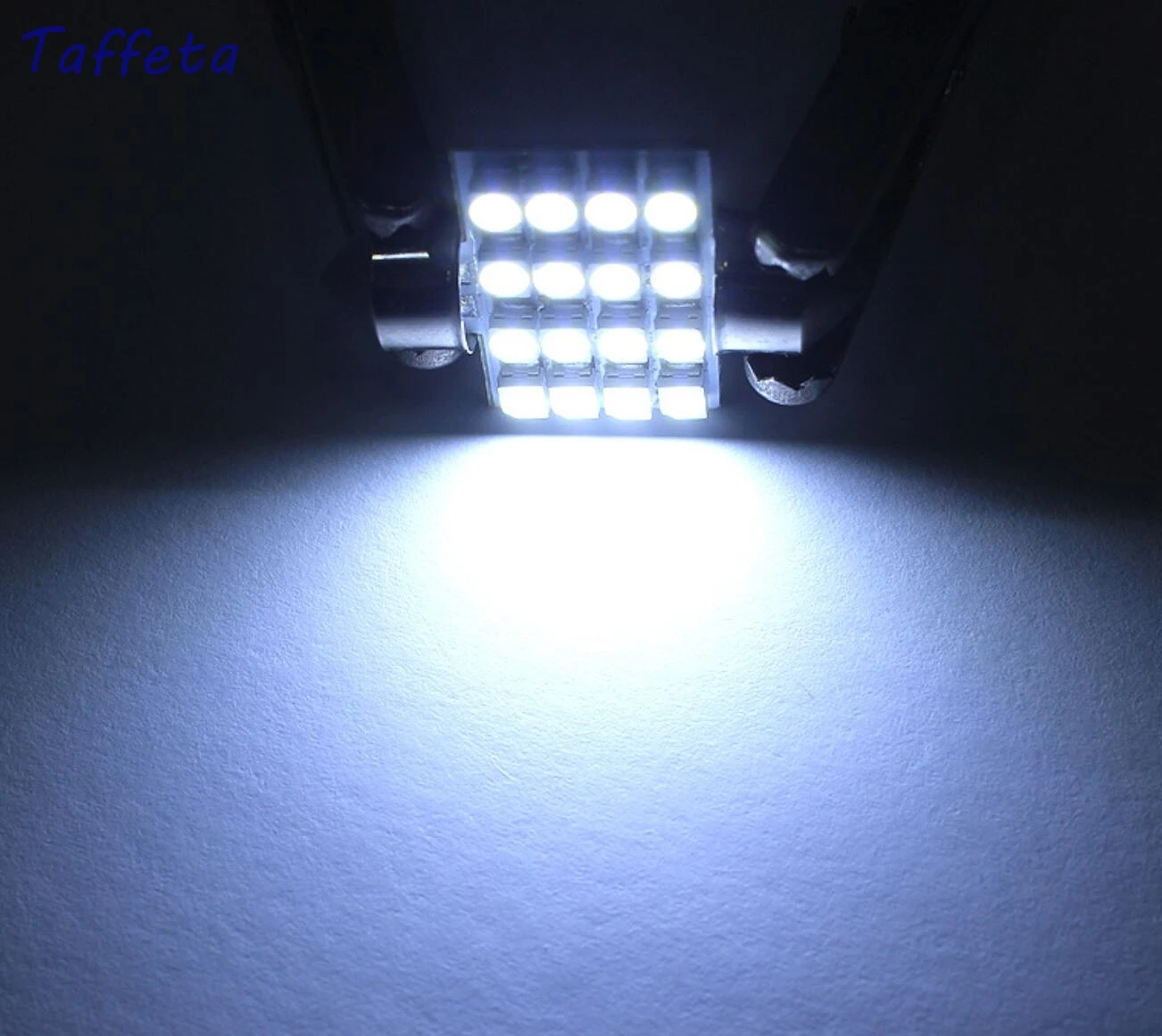 2PCS X  31mm 16 SMD LED 1210 Car Interior Dome Festoon Bulb Light Lamp White DC 12V white