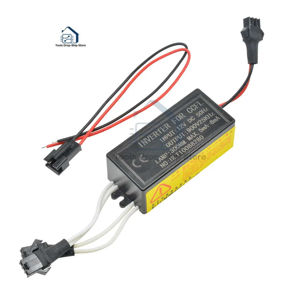 DC 12V to 900V CCFL Inverter Male Connection for CCFL Angel Eyes E46 E39 E53 Driver Projector Lens Light Ballast