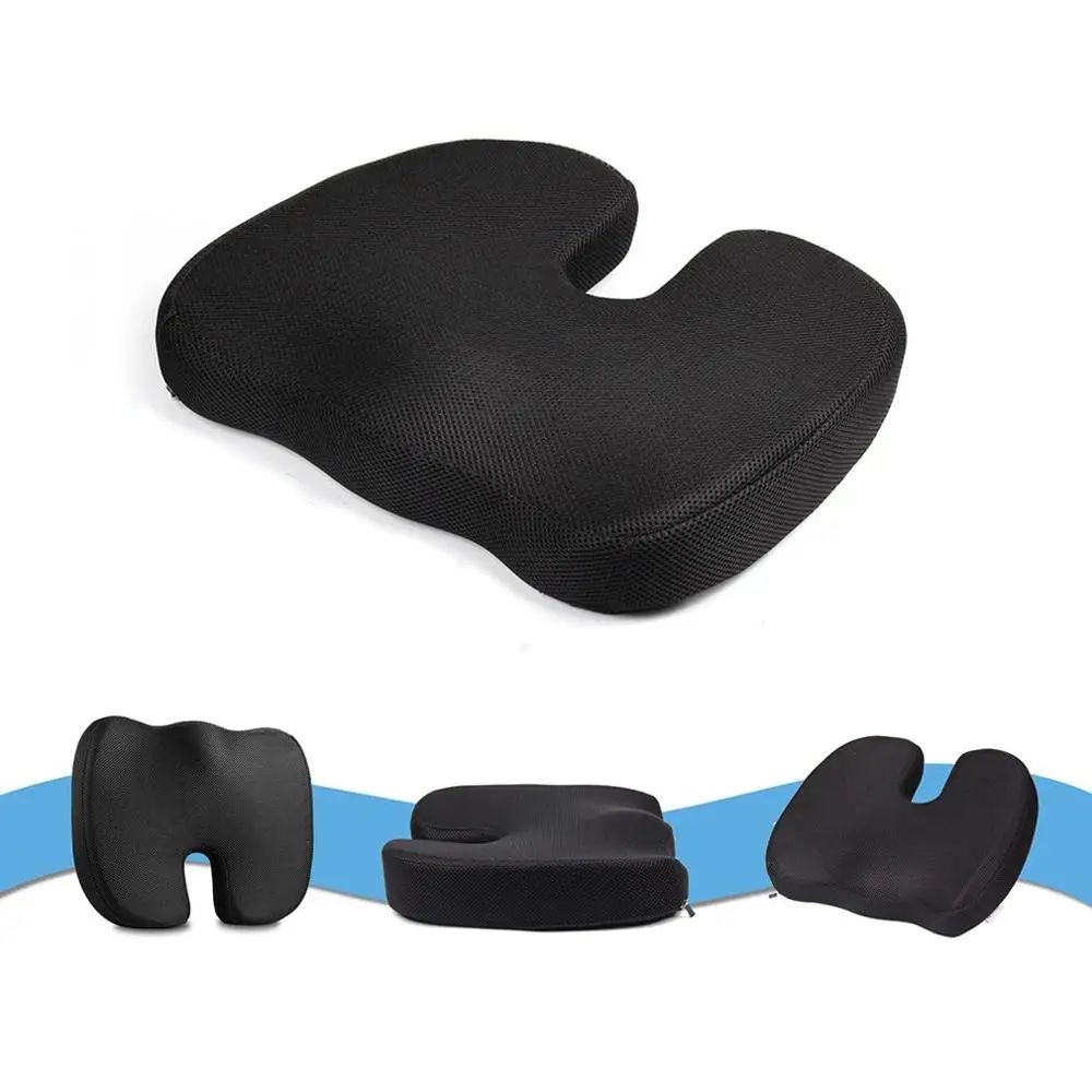 Neue Auto U-Form Sitzkissen Reise Atmungsaktive Sitzkissen Steißbein Orthopädische Memory Foam U