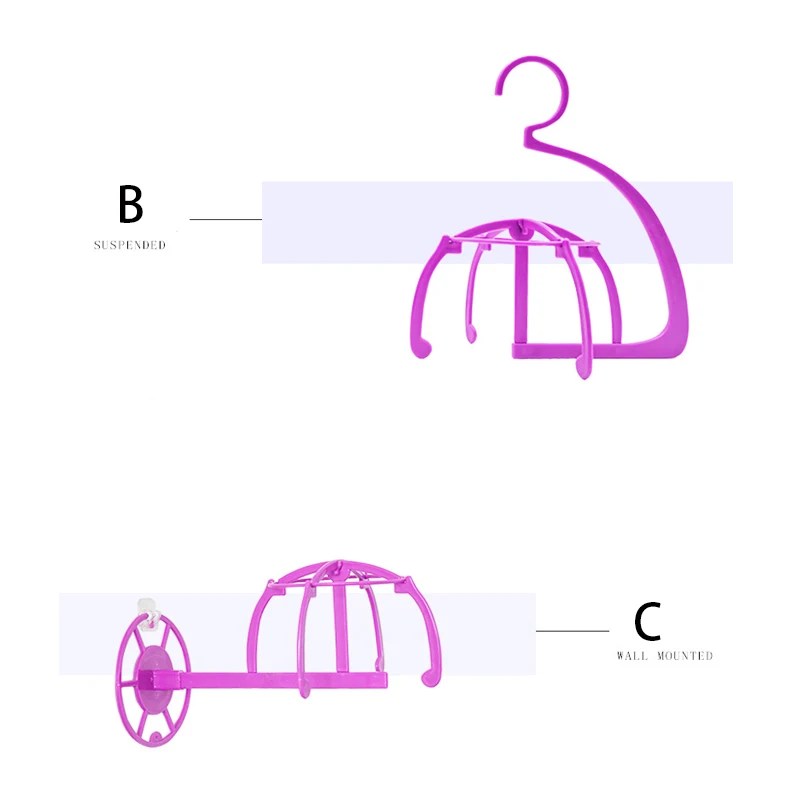 Soporte para pelucas ajustable multifuncional, soporte para cabeza de peluca de plástico para exhibición de sombrero, herramientas estables para peluca plegable portátil