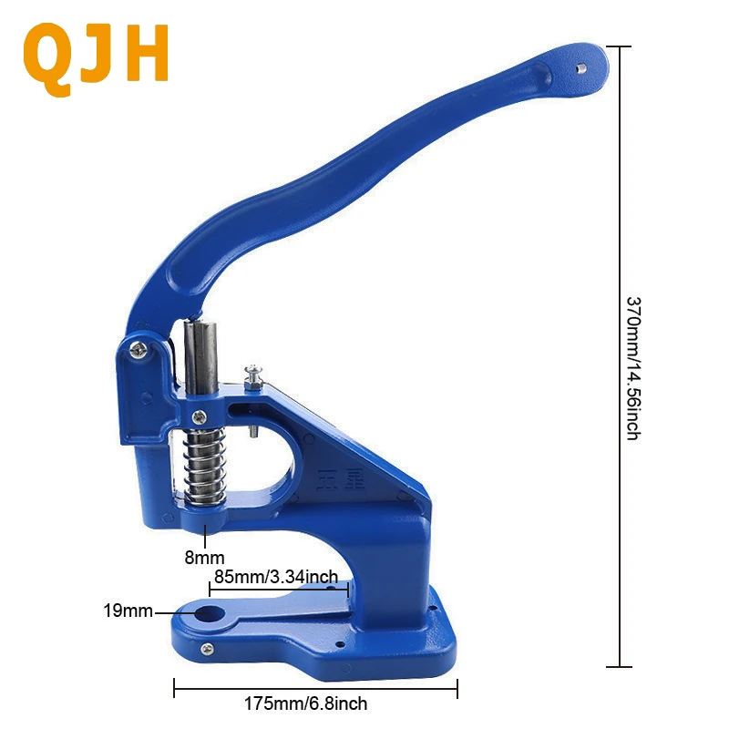 Manual Air eye Button Installation Tool Mute Stamping,Button, Snap,Fasteners,Eyelet Hand Pressing Machine Home Craft Tools Mold