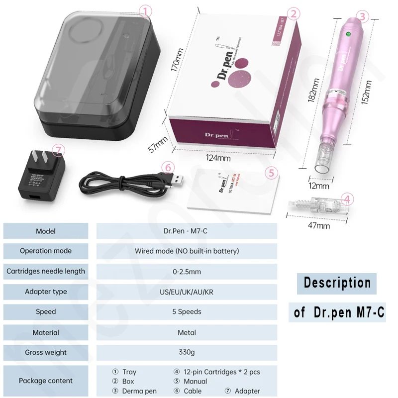 FOTO 4 - Derma Pen Dr. Pen M7 -C Microneedling