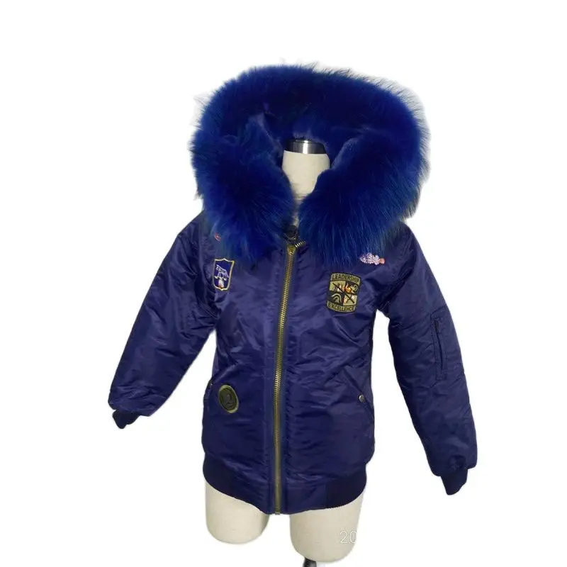 

Navy Bomber Jacket Mr Coats, Flight Bomber With Lakeblue Thickness Fur Lined Mini Bombers