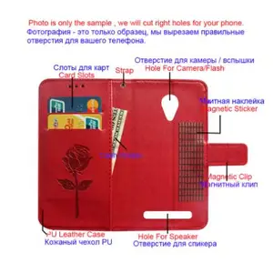 Para benq f55 b50 b505 b506 t47 caso da aleta de couro do plutônio + capa carteira para gome fenmmy nota s7 u7 mini u9 k1 c51 c71 s1 caso 12 principais vendas capa para gome u7 - №10