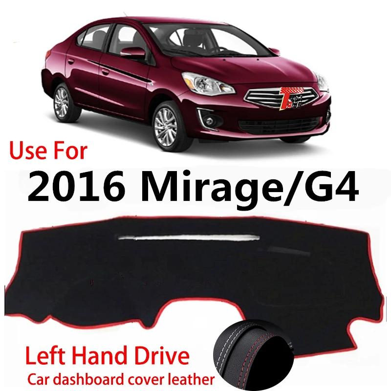 

: TAIJS Factory Casual Good Quality Leather Car Dashboard Cover For Mitsubishi Mirage/G4 Left hand drive