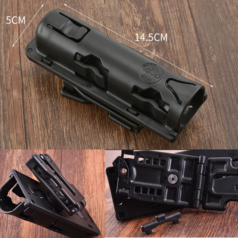 Black Baton Houder Expandable Plastic Swivelling Baton Case Telescopische Holster Voor Groothandel Drop Shipping