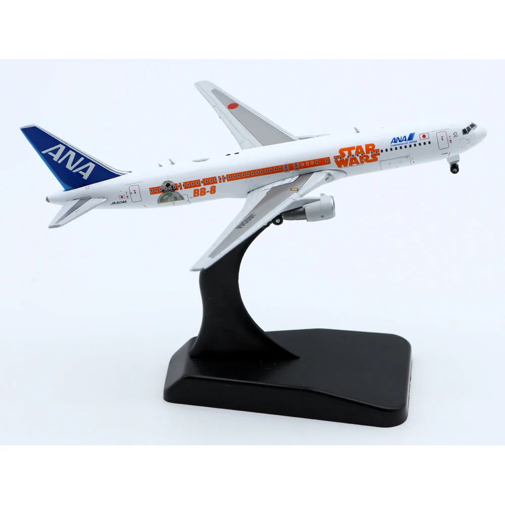 1:500 Model Samolotu Kolekcjonerskiego ze Stopu JC Wings PX5006 ANA All Nippon Airways Boeing 767-300ER, Odlewany Model Samolotu JA604A ze Stojakiem