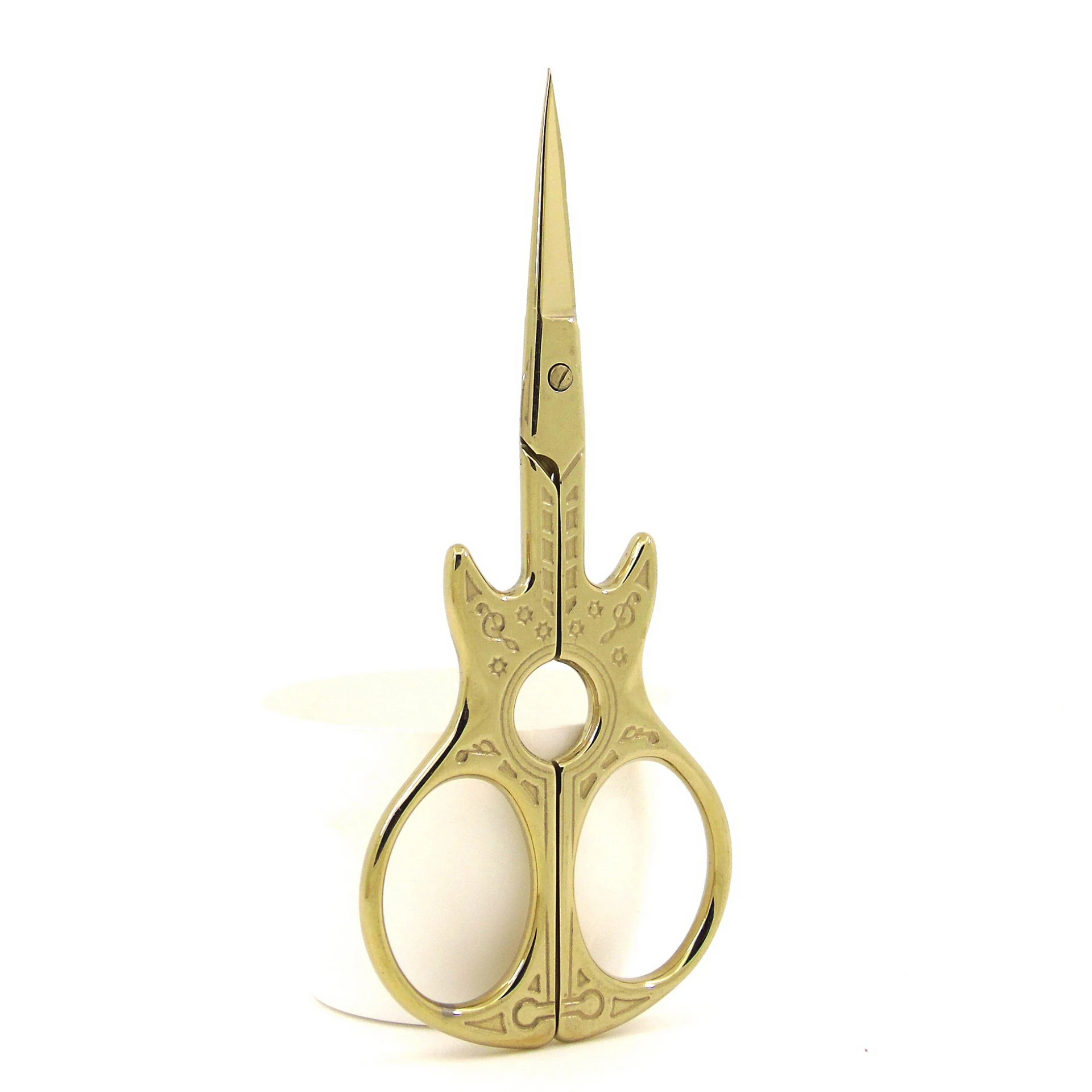 Vintage Style Guitar Scissors for Nail Art, Sewing, Embroidery, DIY Craft and Wedding Decoration