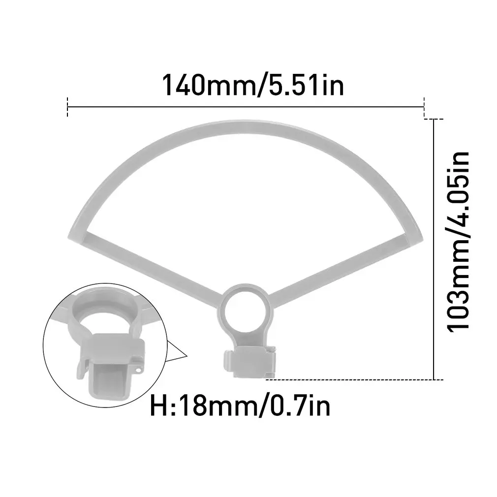 4 sztuk osłona zabezpieczająca śmigła dla DJI Mavic Mini 2 Quick Release antykolizyjna pierścień ochronny pokrywa zestaw akcesoria do dronów