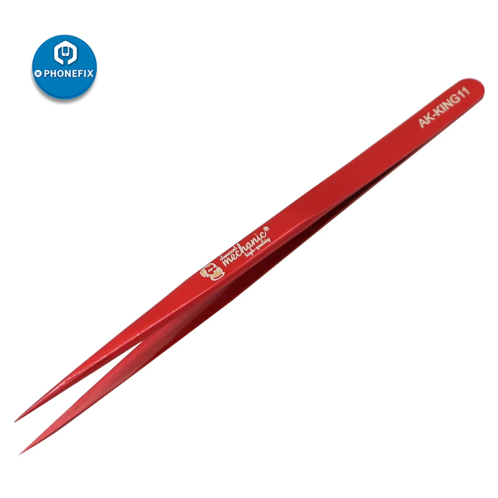 MECHANIC Tweezer Toughness Precision Tweezers for Electronics Repair Tool Kit Curved Tweezer Straight Tweezer for iPhone Repair