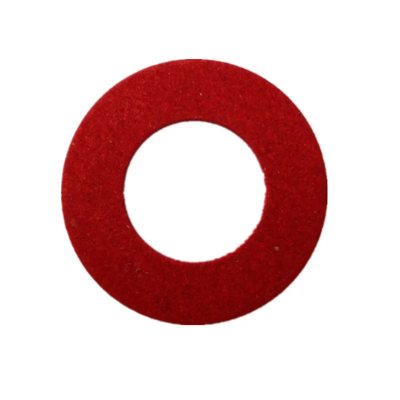 20/100pcs M2 M2.5 M3 M4 M5 M6 M8 M10 M12 M14 M16 Red Steel Paper Insulating Flat Washer Insulation Plain Gasket Pad Ring Spacer