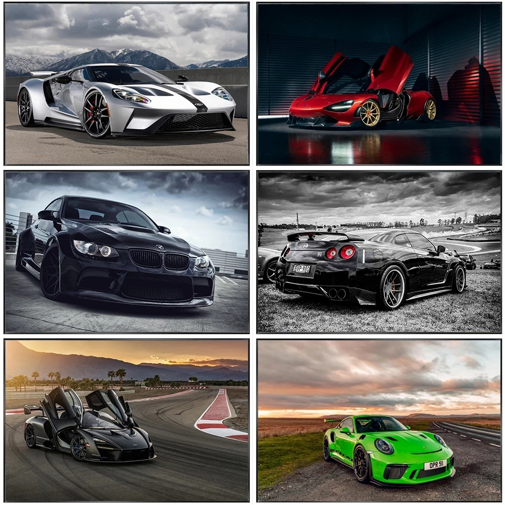 

Luxury Super Racing Car Canvas Painting Modern Posters and Prints Wall Art Picture For Living Room Home Decor Cuadros