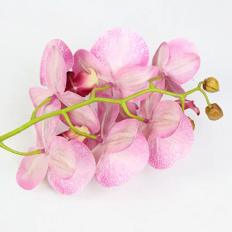 1 Bos (6 Heads) Plastic Vlinder Orchidee, Gebruikt Voor Thuis Decoratie, Bruiloft Decoratie Bloem