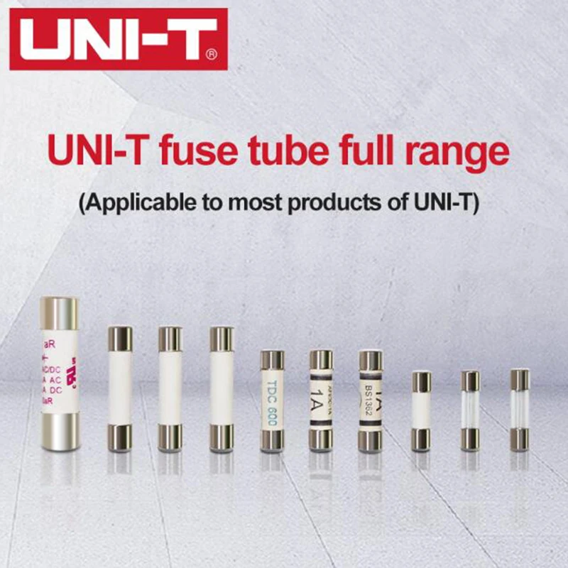 UNI-T Cartridge Fuse Fast Acting Fuse Porcelain Tube For Uni-t Multimeter UT61 UT139 UT890 UT39 UT105 UT171 Series.