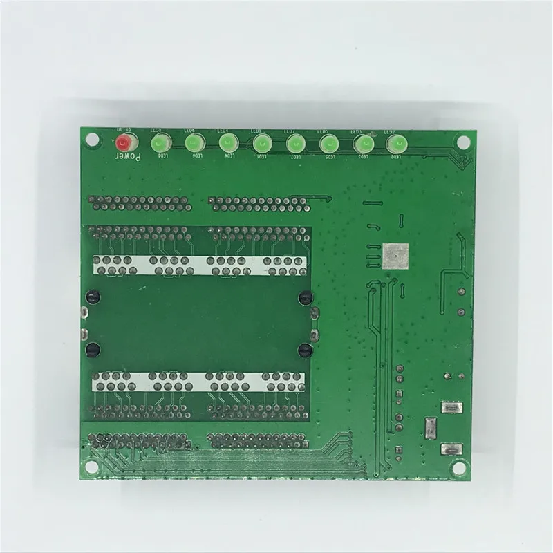 OEM PBC 8Port Gigabit Ethernet Switch 8Port with 8 pin way header 10/100/1000m Hub 8way power pin Pcb board OEM screw hole