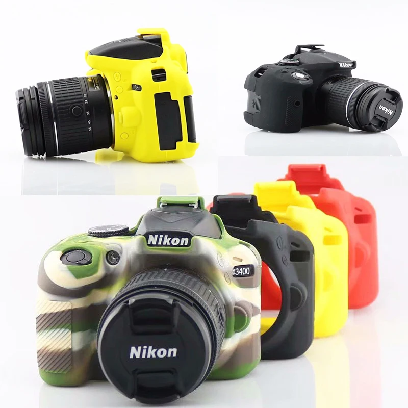 

Новая мягкая силиконовая резиновая сумка для Nikon D5500 D5600 D5300 D3400 D3500, Защитный корпус, кожаная резиновая крышка для цифровой зеркальной камеры