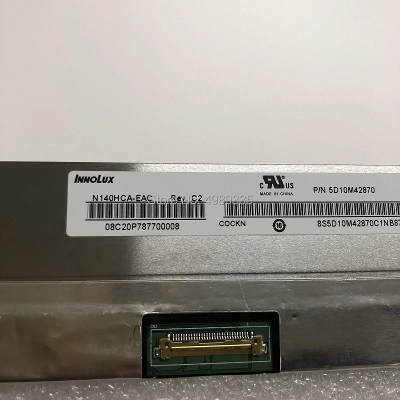 Tela lcd para notebook de 14 polegadas, tela lcd para notebooks, x edp30p