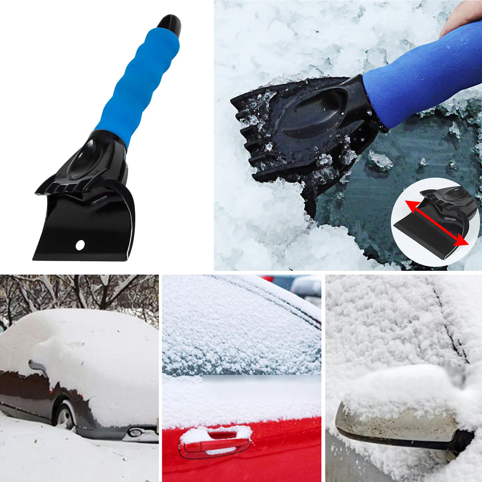 Car Winter Snow Removal Cleaning Tool Ice Scraper Snow Shovel Windshield Auto Defrosting Ice Scraper Ijs Krabber Limpieza Coche