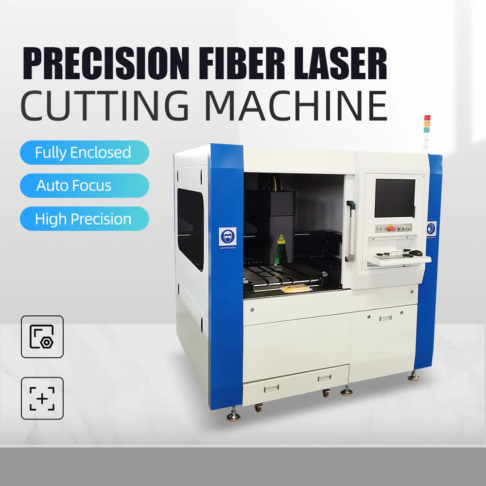 CNC Fiber Laser Cutting Machine Metal 2000W Metal Cutter Precision Sliver Gold Cutting Machine