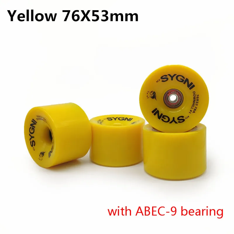 Roda do plutônio Losenka-durável para o skate longo, 75x56mm, 8a, 4 pçs/lote