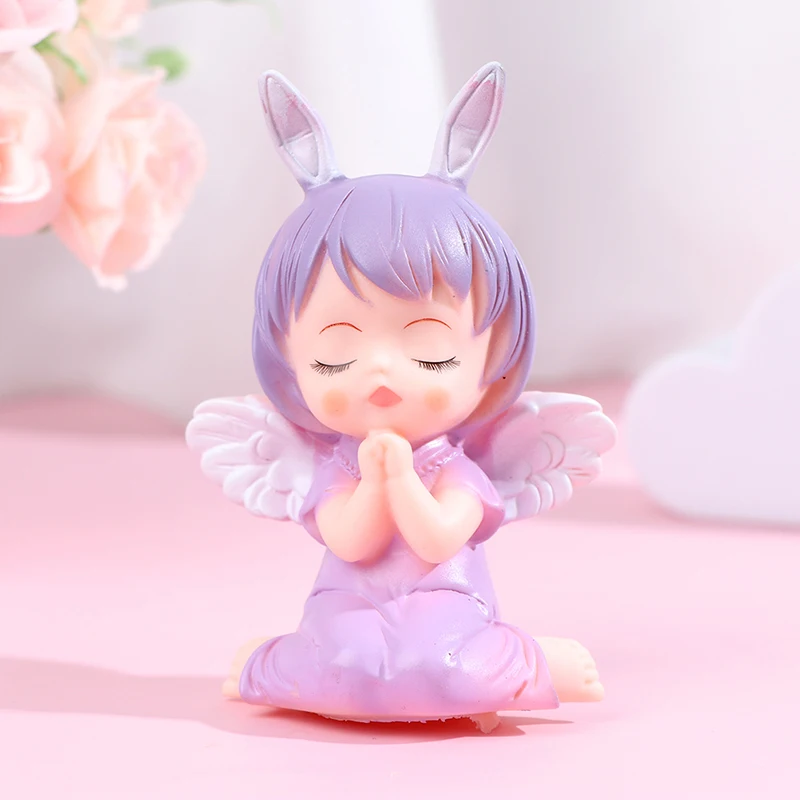 Figurines d\'ange mignon Anne pour décoration de gâteau, jouets pour fête d\'anniversaire, ornement de bureau, offre spéciale