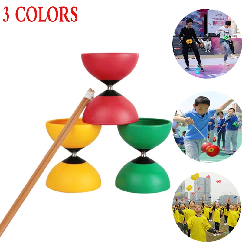 

Diabolo Fixed Bearing Chinese Yoyo Diabolos Sticks String Outdoor Games Toys For Kid